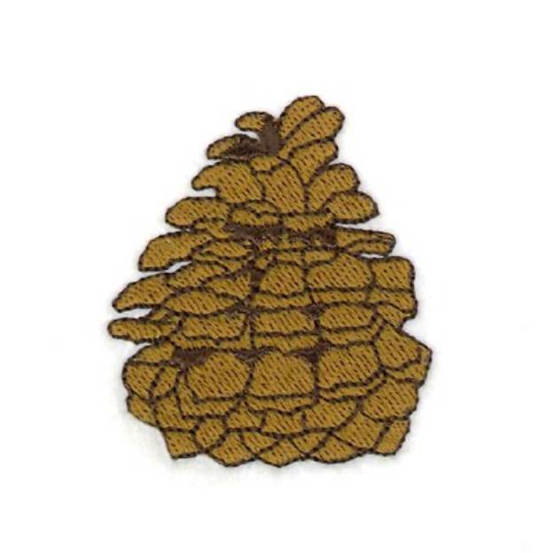 Picture of Ponderosa Pine Cone Machine Embroidery Design