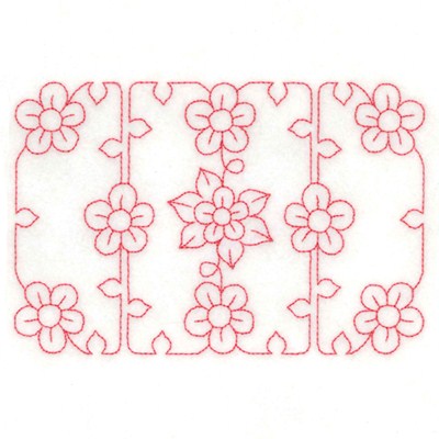 RW Flower Machine Embroidery Design