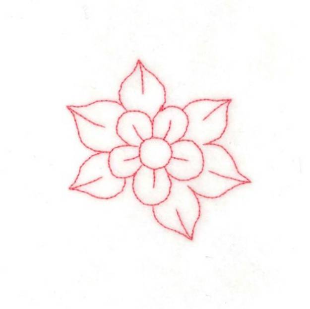 Picture of Small Flower Machine Embroidery Design