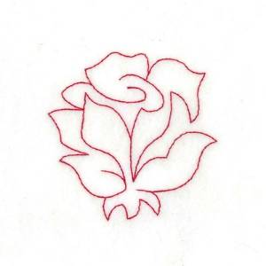 Picture of RW Rose Machine Embroidery Design