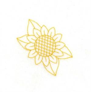 Picture of RW Sunflower Machine Embroidery Design