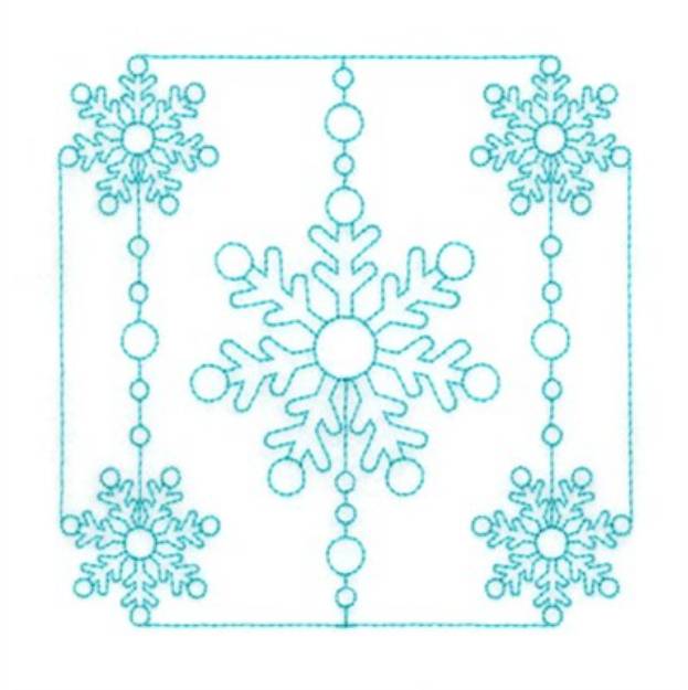 Picture of RW Snowflake Pattern Machine Embroidery Design