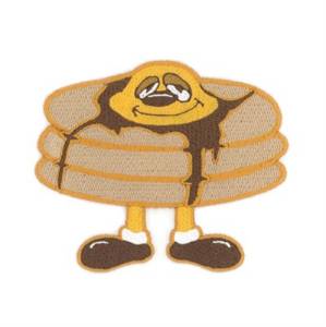 Picture of Humorous Pancakes Machine Embroidery Design