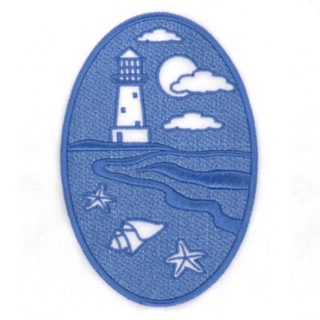 Picture of Lighthouse Scene Machine Embroidery Design