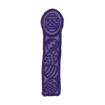 Easter Egg Bookmark Machine Embroidery Design