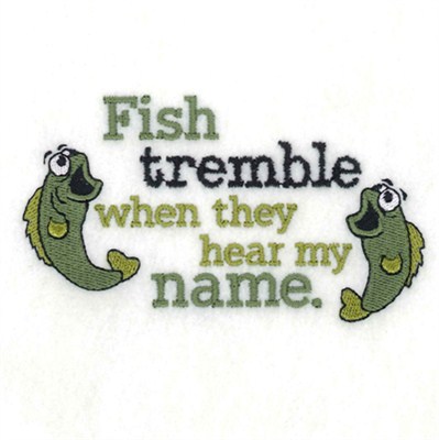 Fish Tremble Machine Embroidery Design