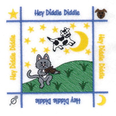 Hey Diddle Diddle Quilt Machine Embroidery Design