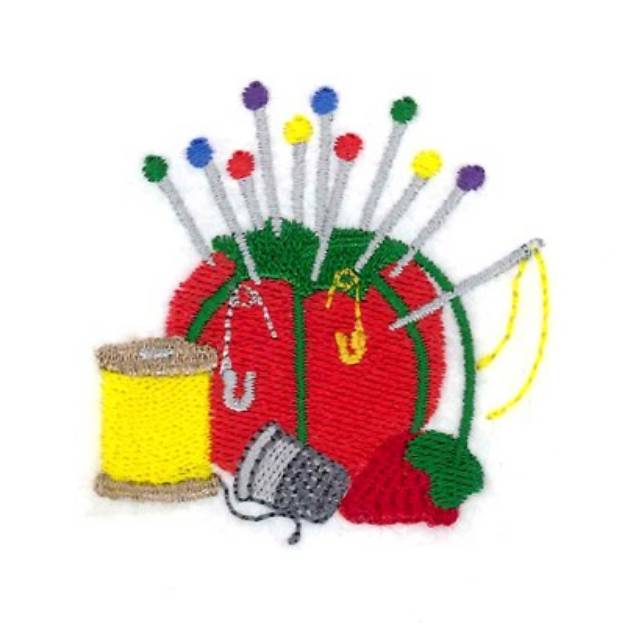 Picture of Pin Cushion Machine Embroidery Design