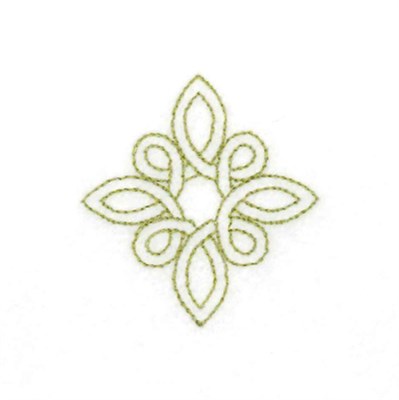 Celtic Stipple Machine Embroidery Design