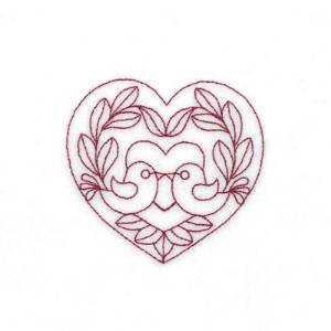 Picture of Love Birds Machine Embroidery Design