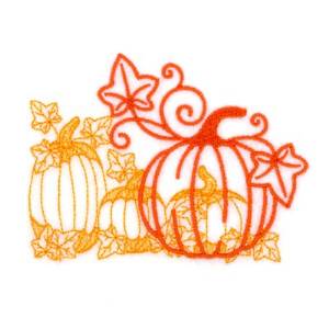 Picture of Pumpkins Machine Embroidery Design