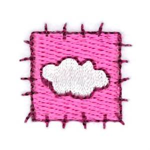 Picture of Little Miss Muffet Cloud Patch Machine Embroidery Design