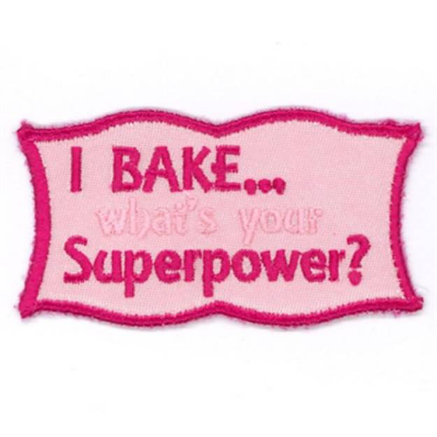 Picture of Superpower Towel Applique Machine Embroidery Design