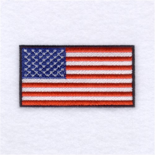 United States Flag Machine Embroidery Design