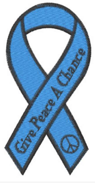 Picture of Peace Ribbon Machine Embroidery Design