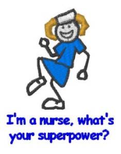 Picture of Nurses Rock Machine Embroidery Design