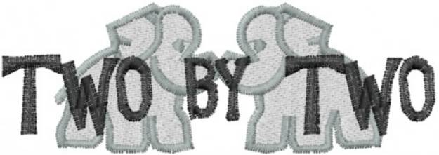 Picture of Two by Two Machine Embroidery Design