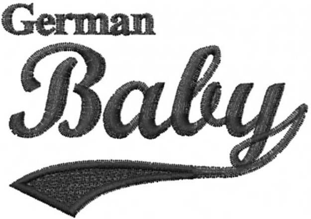 Picture of German Baby Machine Embroidery Design