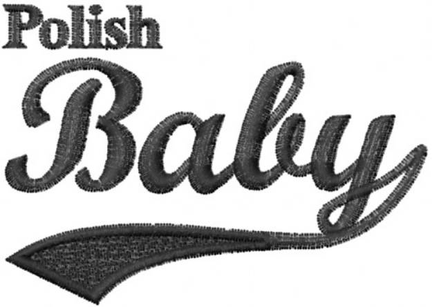 Picture of Polish Baby Machine Embroidery Design