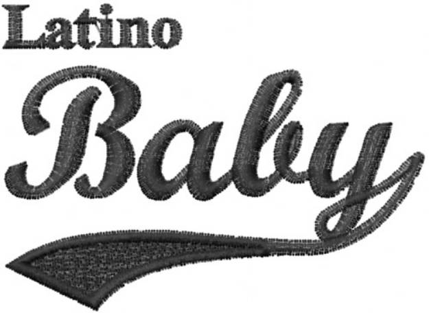 Picture of Latino Baby Machine Embroidery Design