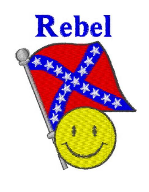 Picture of Rebel Machine Embroidery Design