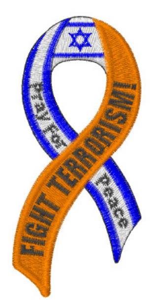 Picture of Israeli Peace Ribbon Machine Embroidery Design