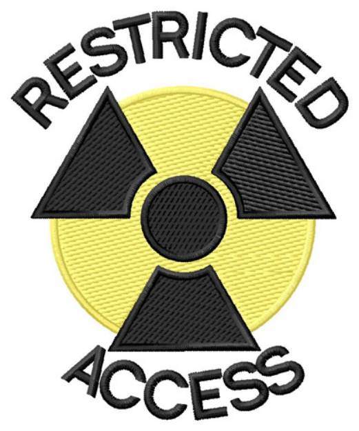 Picture of Restricted Access Machine Embroidery Design