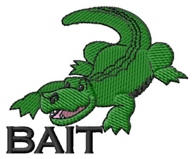 Picture of Gator Bait Machine Embroidery Design