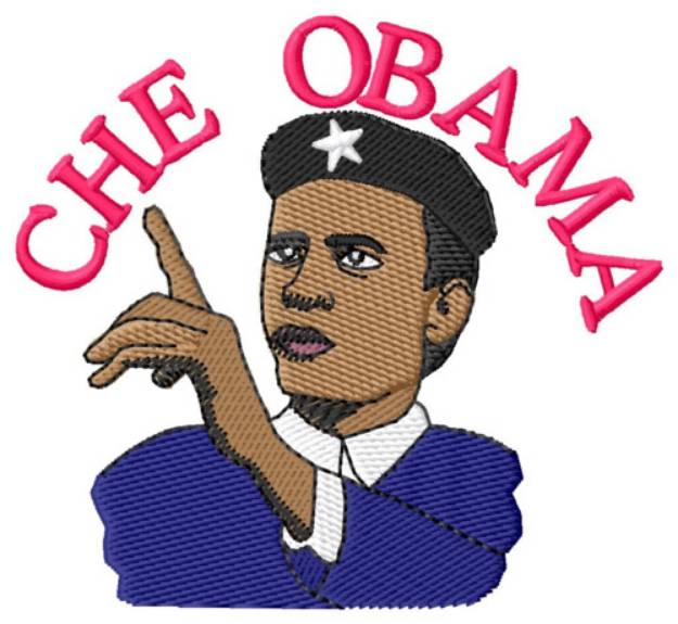 Picture of Che Obama Machine Embroidery Design