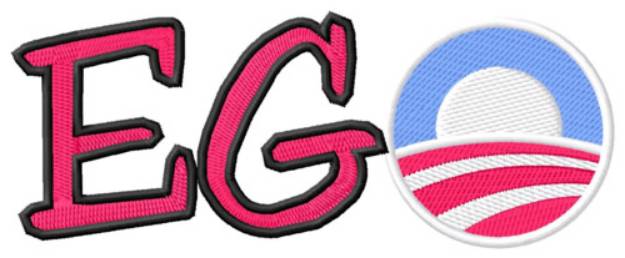 Picture of Obama Ego Machine Embroidery Design