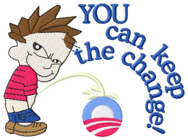 Picture of Keep the Change Machine Embroidery Design