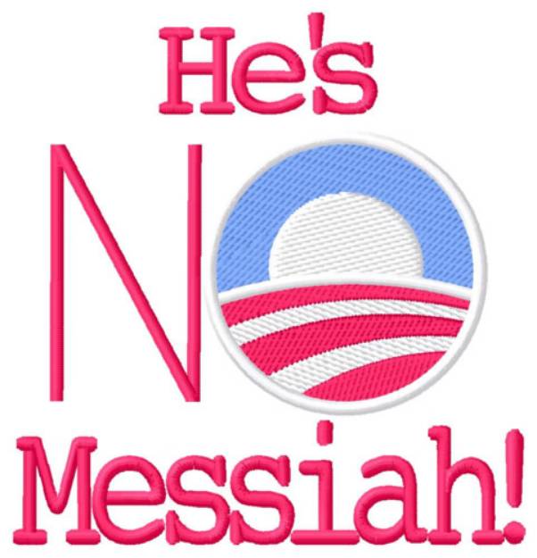 Picture of No Messiah Machine Embroidery Design