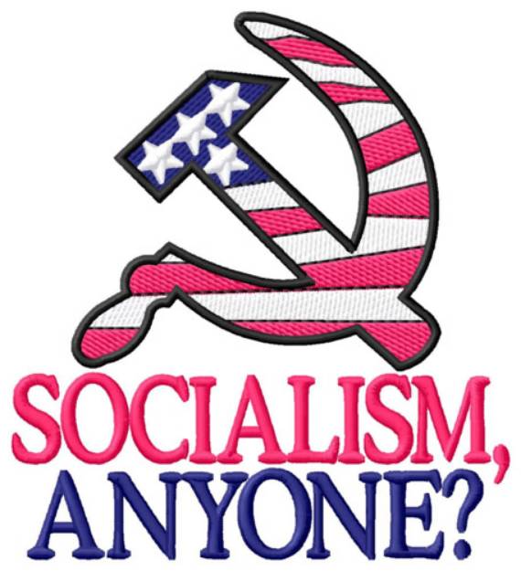 Picture of Socialism Machine Embroidery Design