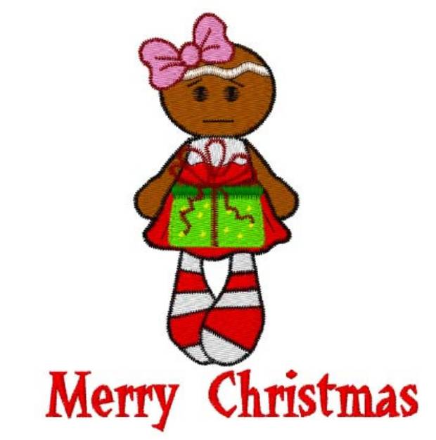 Picture of Merry Christmas Machine Embroidery Design