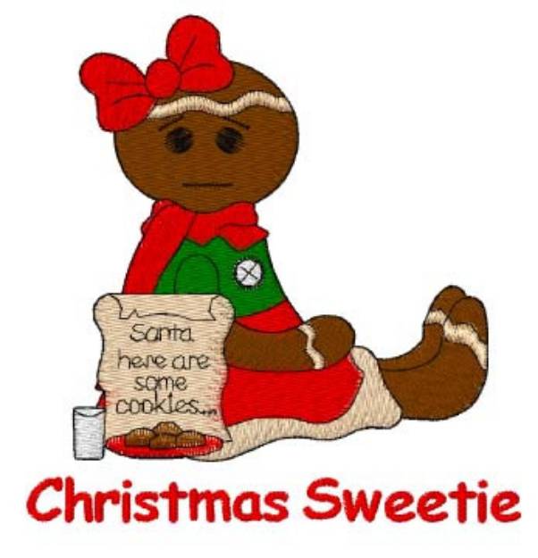 Picture of Christmas Sweetie Machine Embroidery Design