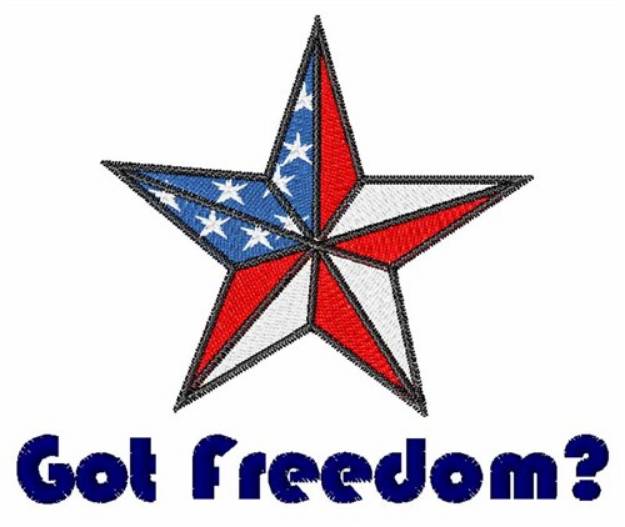 Picture of Got Freedom Machine Embroidery Design