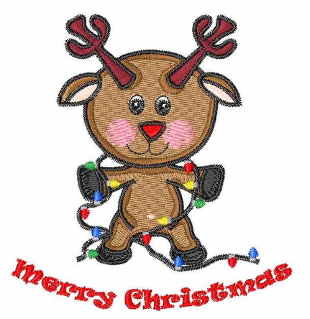 Picture of Merry Christmas Machine Embroidery Design