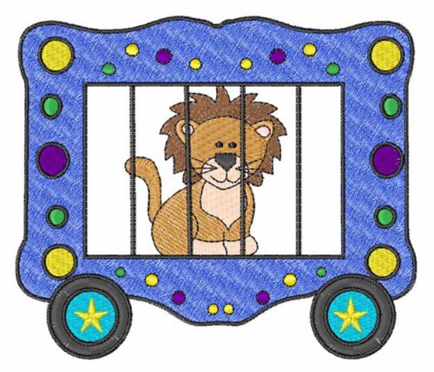 Picture of Circus Lion Machine Embroidery Design