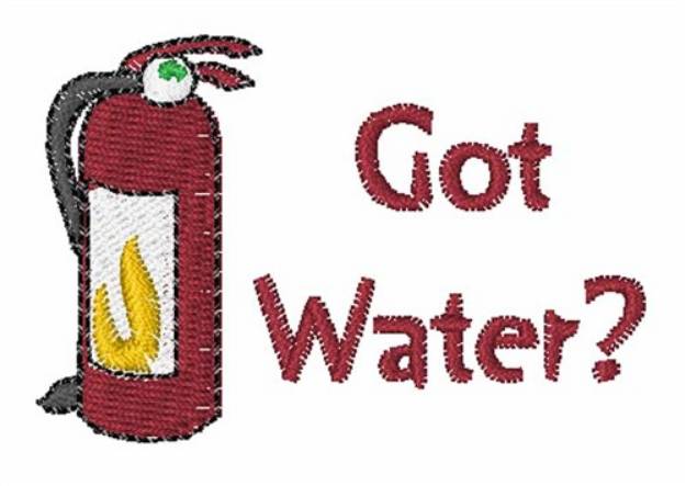 Picture of Got Water Machine Embroidery Design