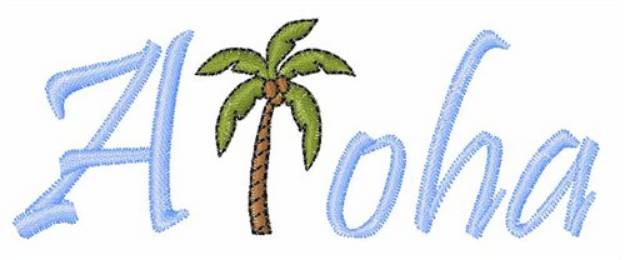 Picture of Aloha Machine Embroidery Design