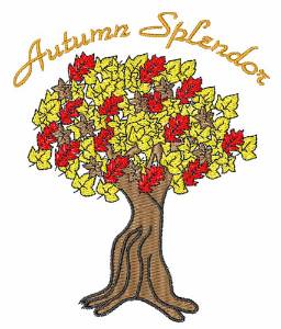 Picture of Autumn Splendor Machine Embroidery Design