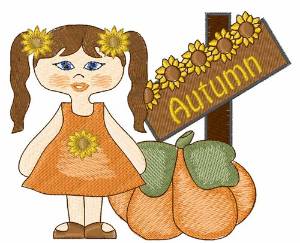 Picture of Autumn Machine Embroidery Design