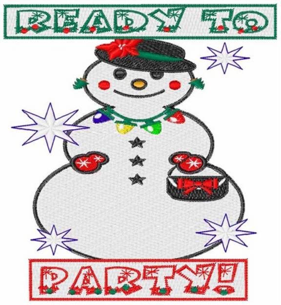 Picture of Ready To Party! Machine Embroidery Design