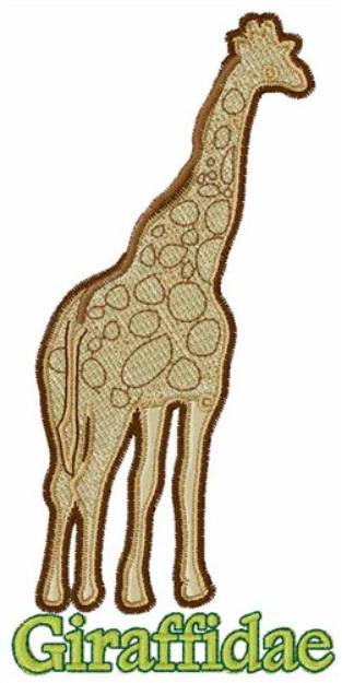 Picture of Giraffidae Machine Embroidery Design