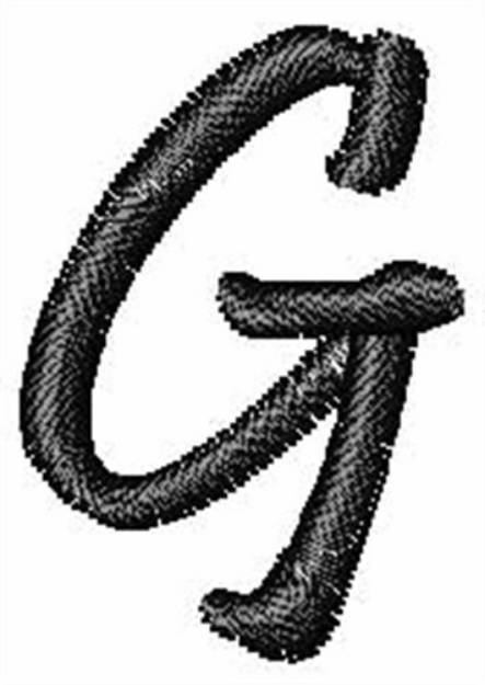 Picture of Pristina Font G Machine Embroidery Design