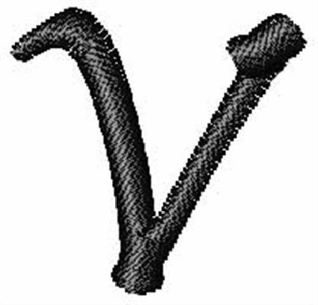 Picture of Pristina Font V Machine Embroidery Design