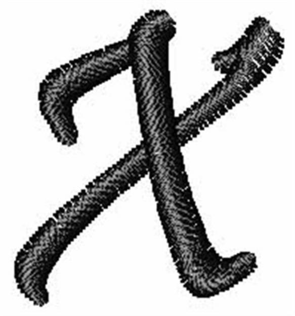 Picture of Pristina Font X Machine Embroidery Design