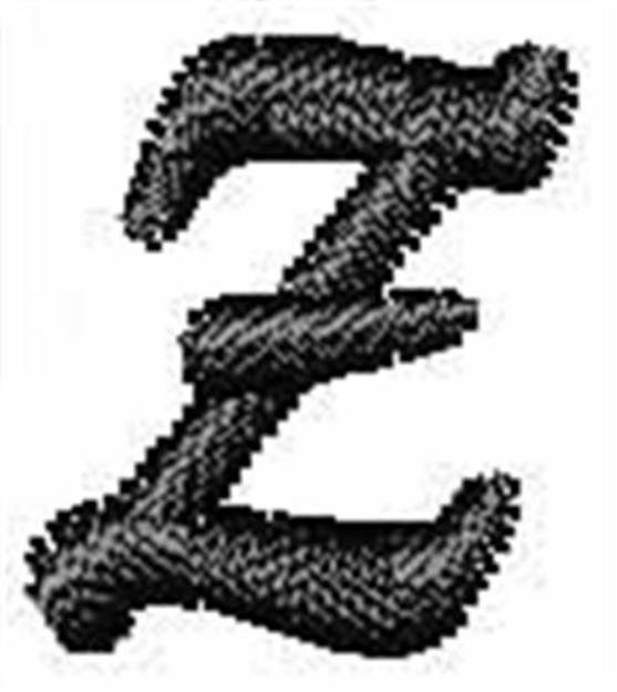 Picture of Pristina Font Small z Machine Embroidery Design