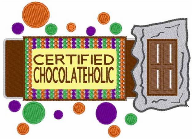 Picture of Chocolateholic Machine Embroidery Design