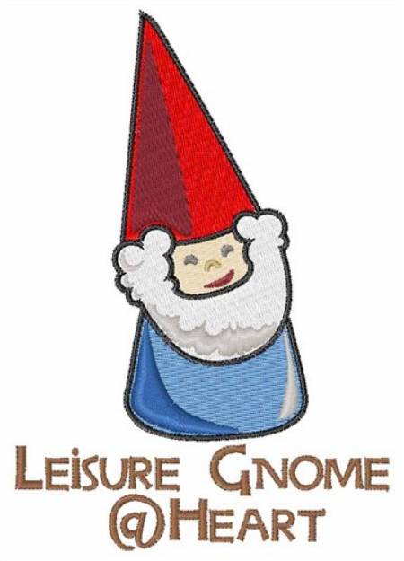 Picture of Leisure Gnome Machine Embroidery Design